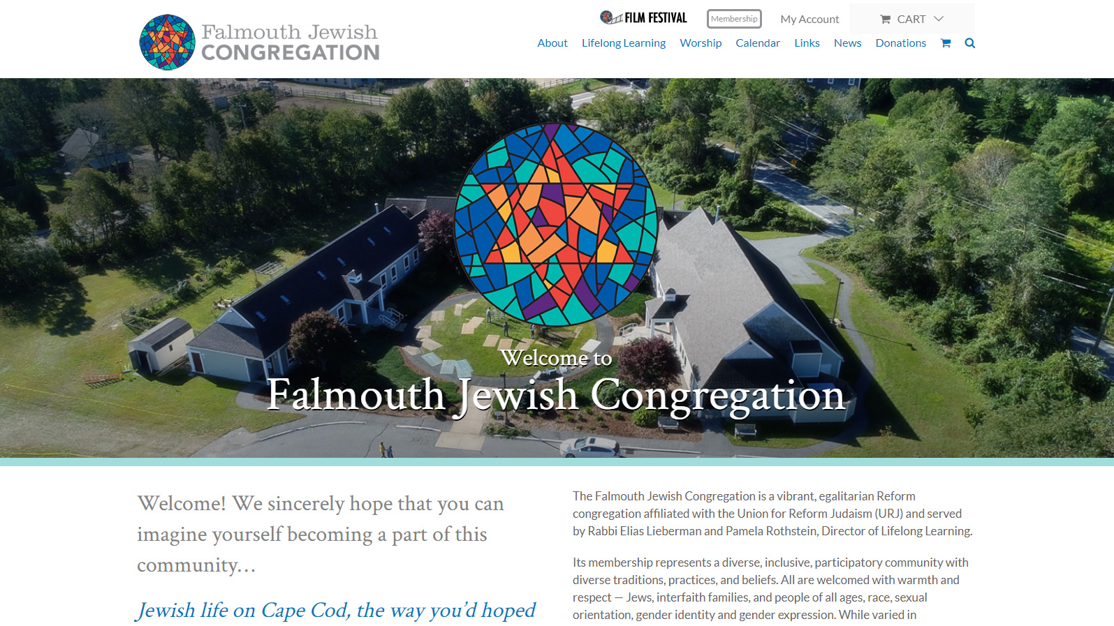 Portfolio Falmouth Jewish Congregation